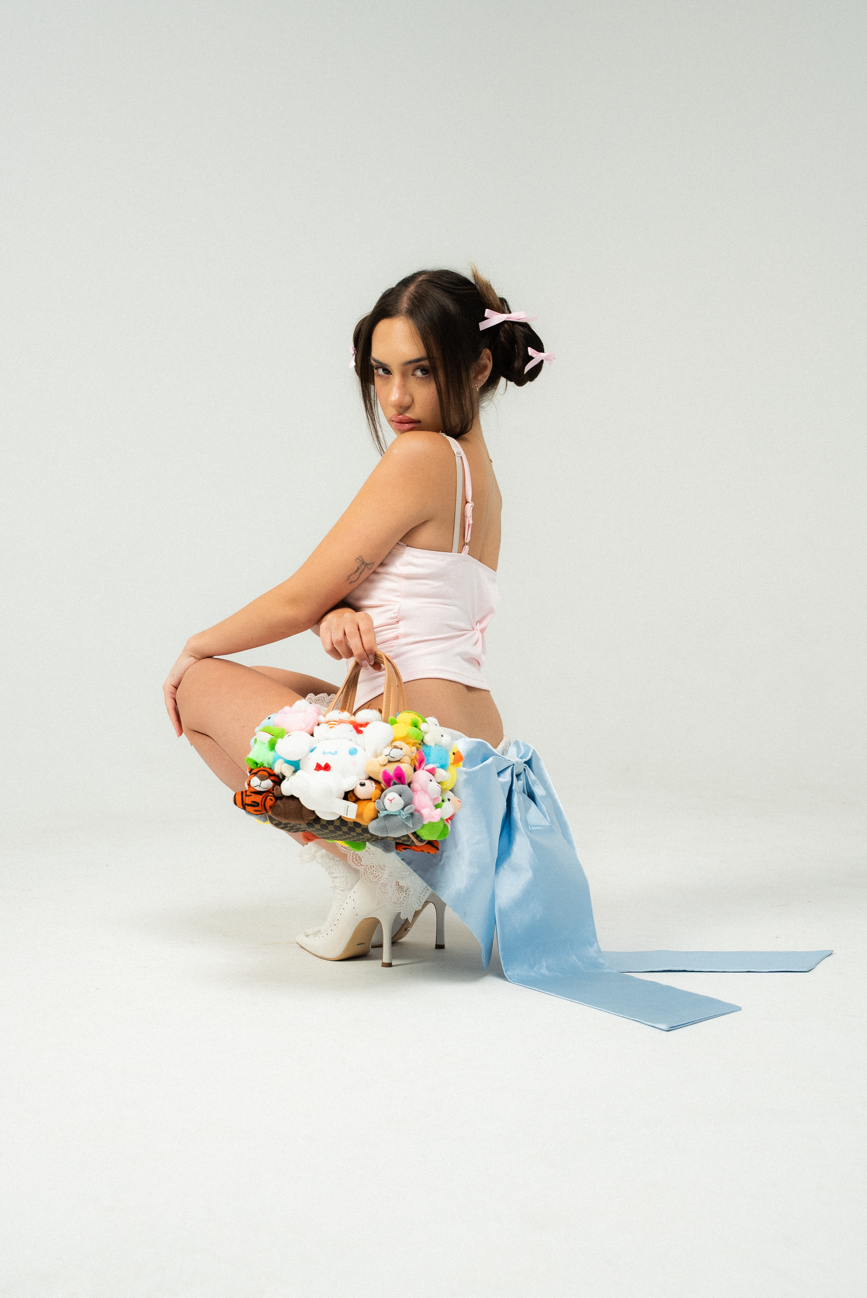 HERA plush bag inspired by Labubu, Pop Mart, Sanrio characters, and collectible plush fashion